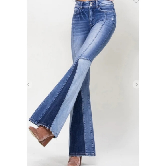 4 for $32 Hippie bellbottom jeans - Picture 2 of 10